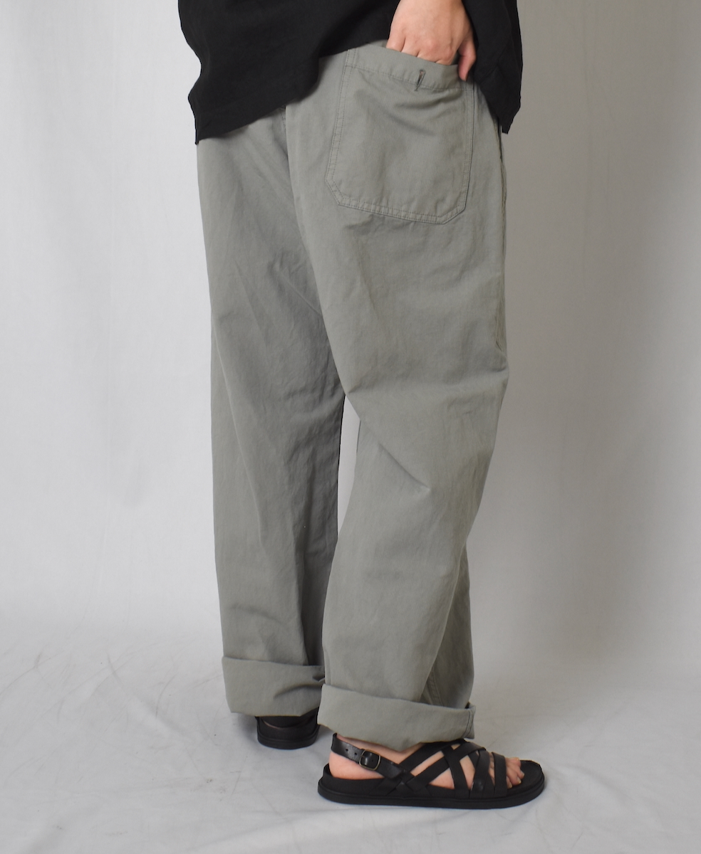 NAM1203KCL (パンツ) COTTON LINEN ONE-TUCK PANTS