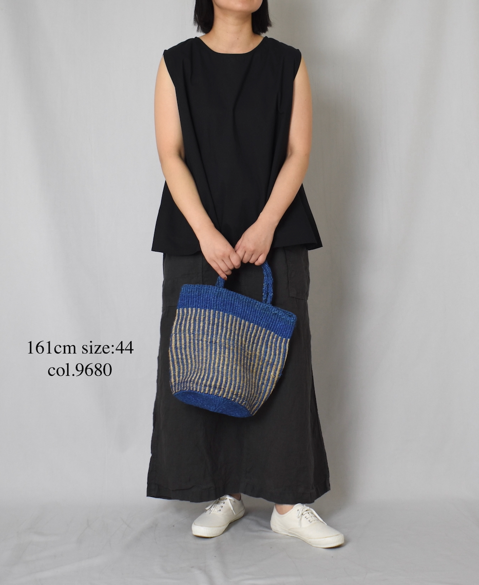 LNHT2531L(スカート) LINEN PLAIN OVERDYE EASY SKIRT