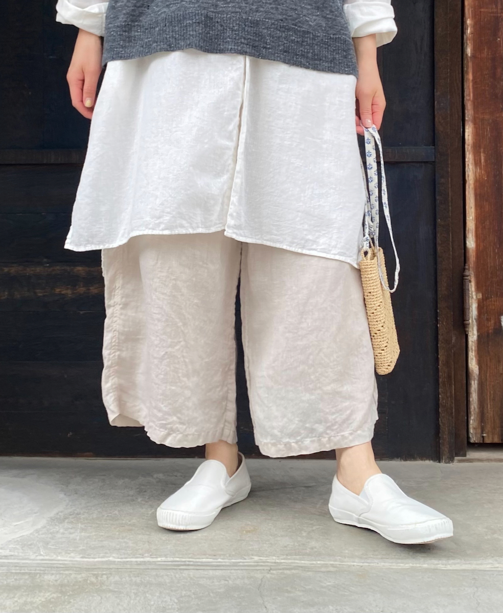 ●LNHT1713L (パンツ) LINEN PLAIN EASY PANTS