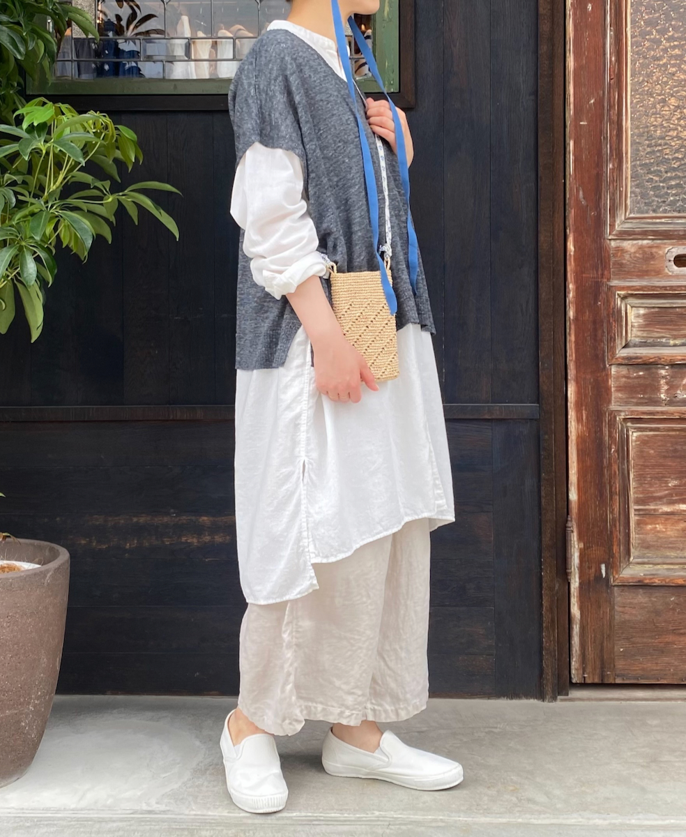 ●LNHT1713L (パンツ) LINEN PLAIN EASY PANTS