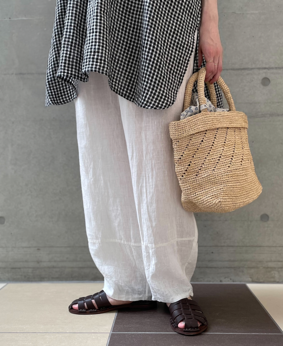 ●INSL24206 (パンツ) 60s LINEN PLAIN EASY PANTS