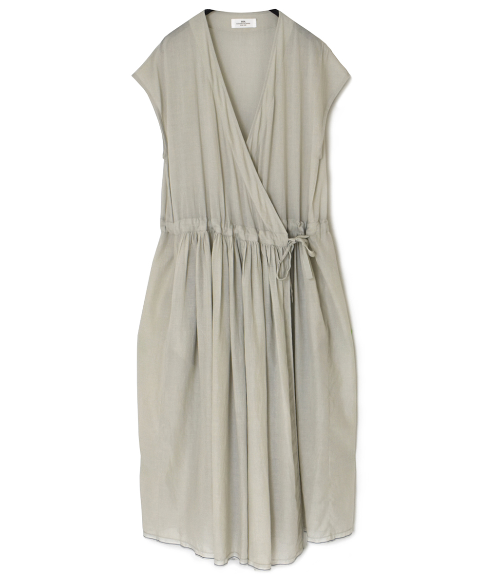●NSL25024(ワンピース) SUPER FINE VOILE WITH SELVEGE CACHE COEUR DRESS