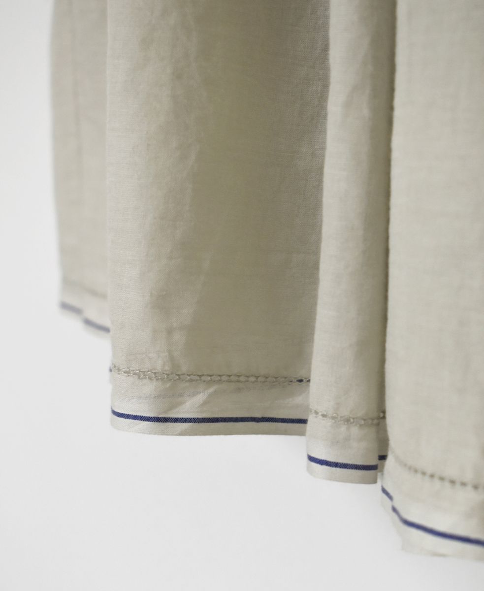 ●NSL25024(ワンピース) SUPER FINE VOILE WITH SELVEGE CACHE COEUR DRESS