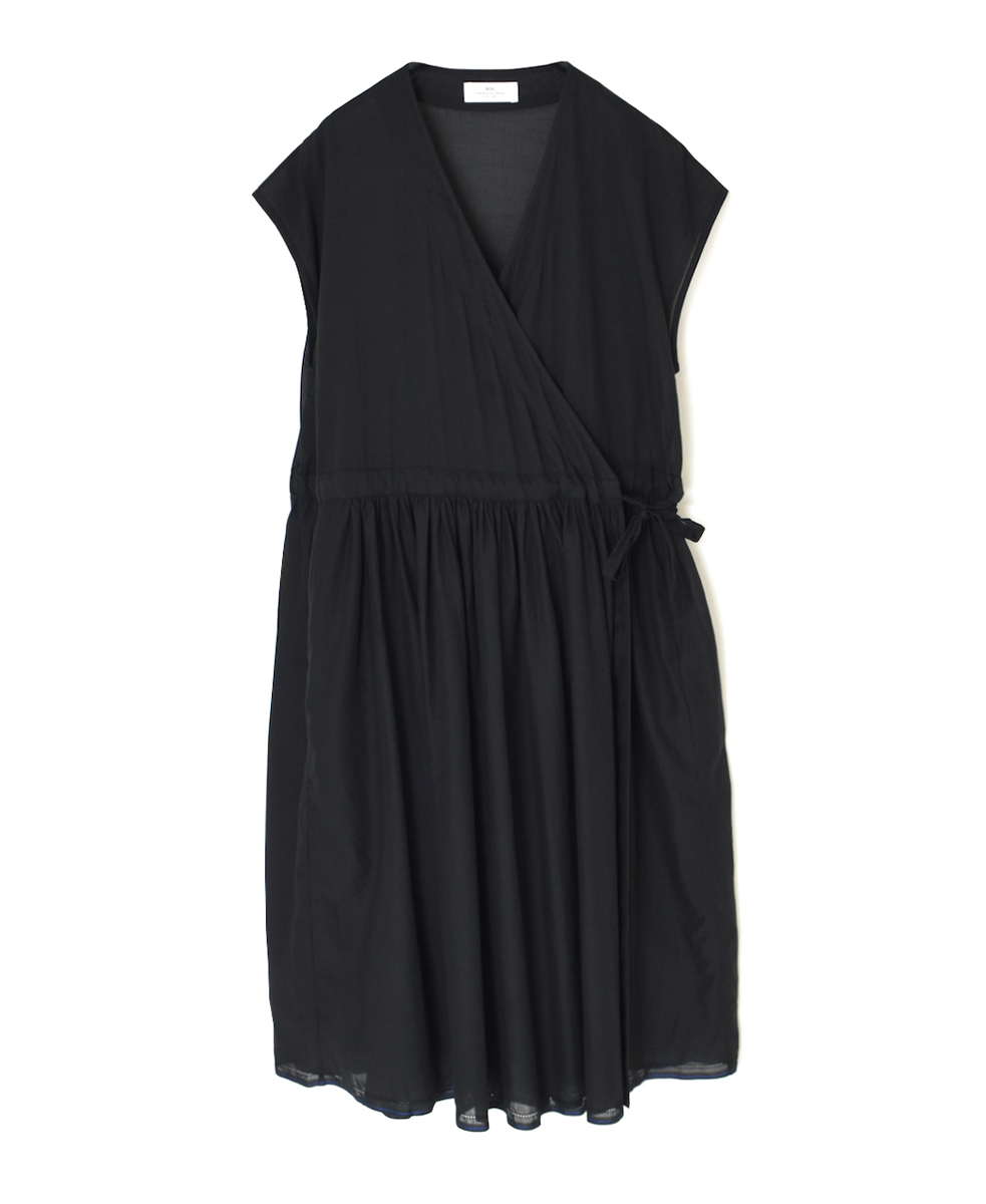 ●NSL25024(ワンピース) SUPER FINE VOILE WITH SELVEGE CACHE COEUR DRESS