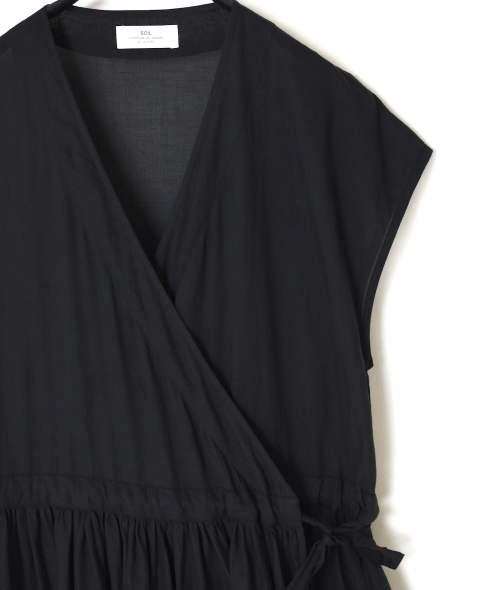 ●NSL25024(ワンピース) SUPER FINE VOILE WITH SELVEGE CACHE COEUR DRESS