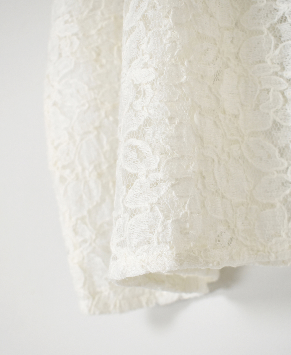 ●NSL25052(スモック) VOILE TULLE LACE FRENCH/SL SMOCK