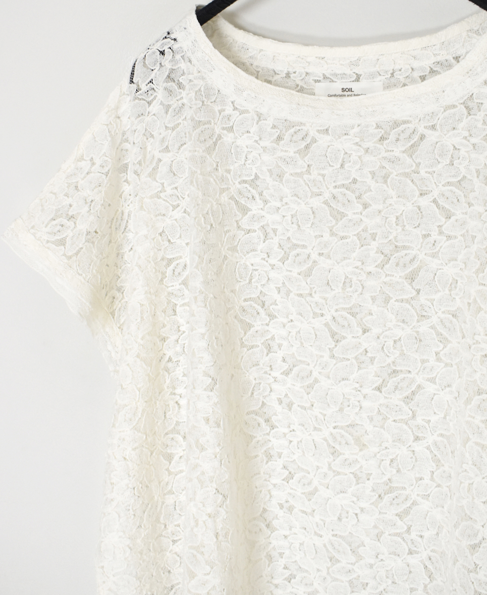 ●NSL25052(スモック) VOILE TULLE LACE FRENCH/SL SMOCK