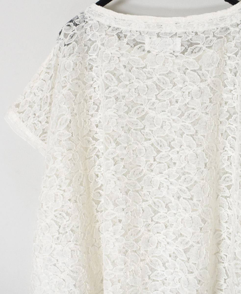 ●NSL25052(スモック) VOILE TULLE LACE FRENCH/SL SMOCK