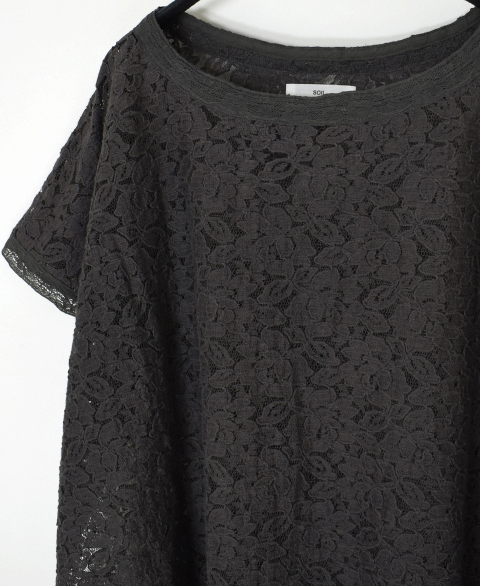 ●NSL25052(スモック) VOILE TULLE LACE FRENCH/SL SMOCK