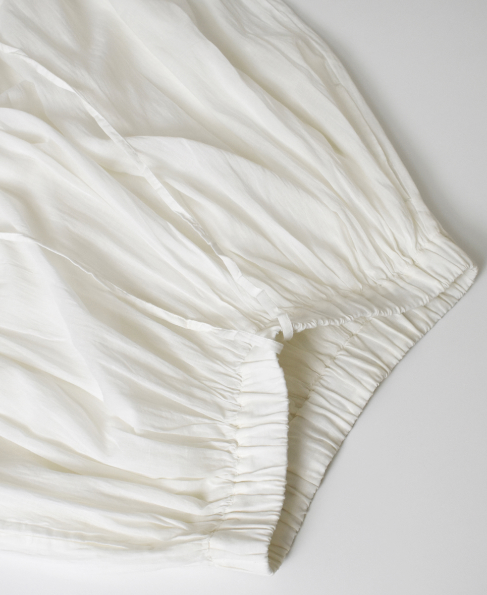 ●NSL25053(キュロット) VOILE TULLE LACE COTTON VOILE CULOTTES