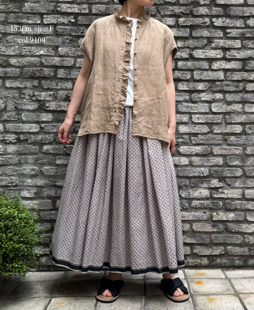 GNMDS25001(Tシャツ) MERCERIZED COTTON JERSEY CREW-NECK FRENCH/SL T-SHIRT
