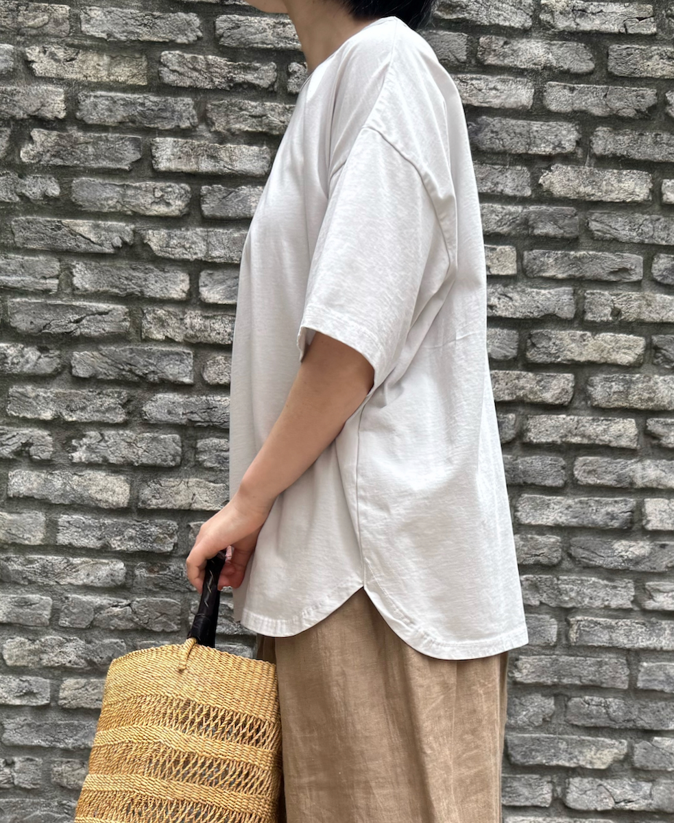 ●RNMDS2501(Tシャツ) COTTON JERSEY CREW-NECK T-SHIRT