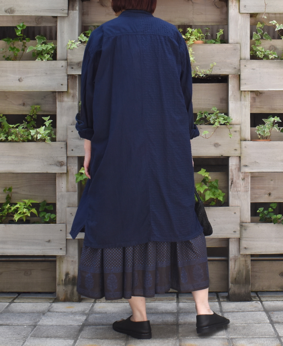 MDSH2482BD(ジャケット) 80s ORGANIC COTTON BIG CHECK × SMALL CHECK(BALL BUTTON) 4 POCKET LONG JACKET