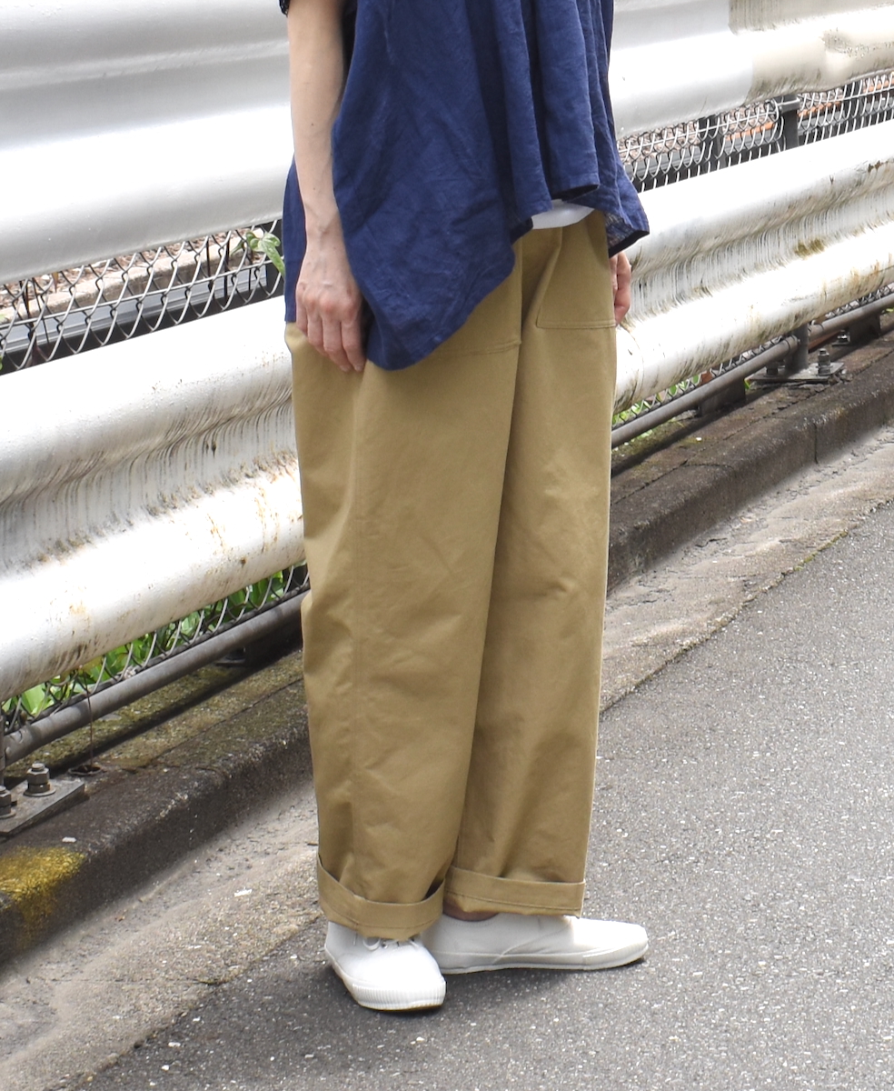 GNHT2451CL(パンツ) COTTON/LINEN KERSEY BAKER PANTS