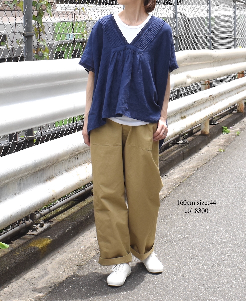 GNHT2451CL(パンツ) COTTON/LINEN KERSEY BAKER PANTS