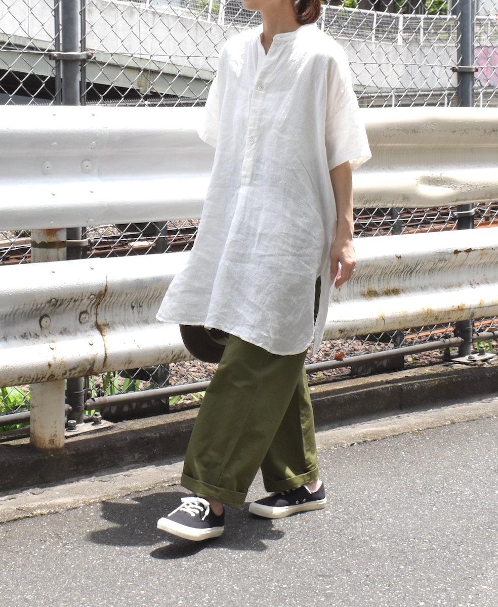 GNHT2451CL(パンツ) COTTON/LINEN KERSEY BAKER PANTS