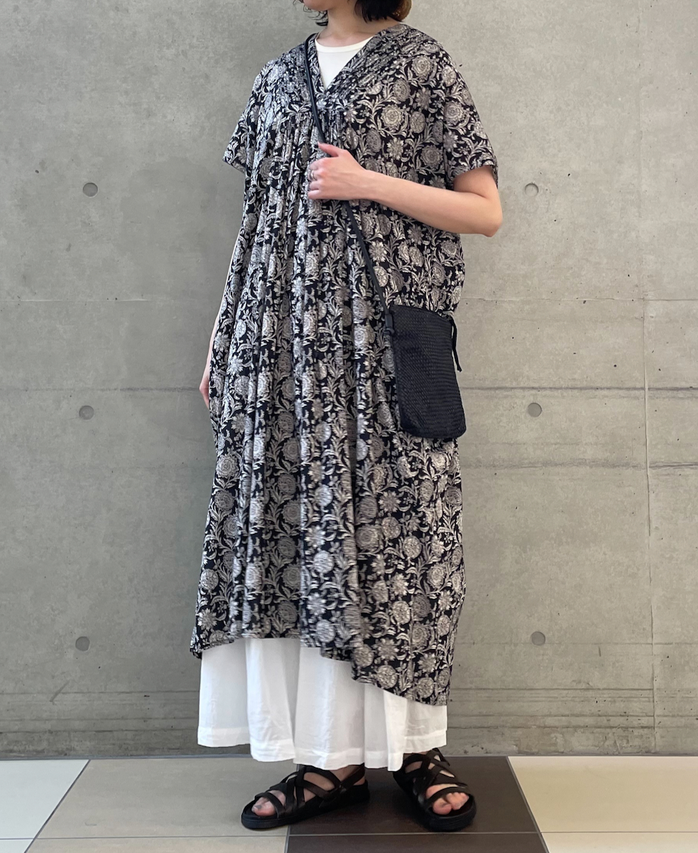 ●NSL25053(キュロット) VOILE TULLE LACE COTTON VOILE CULOTTES