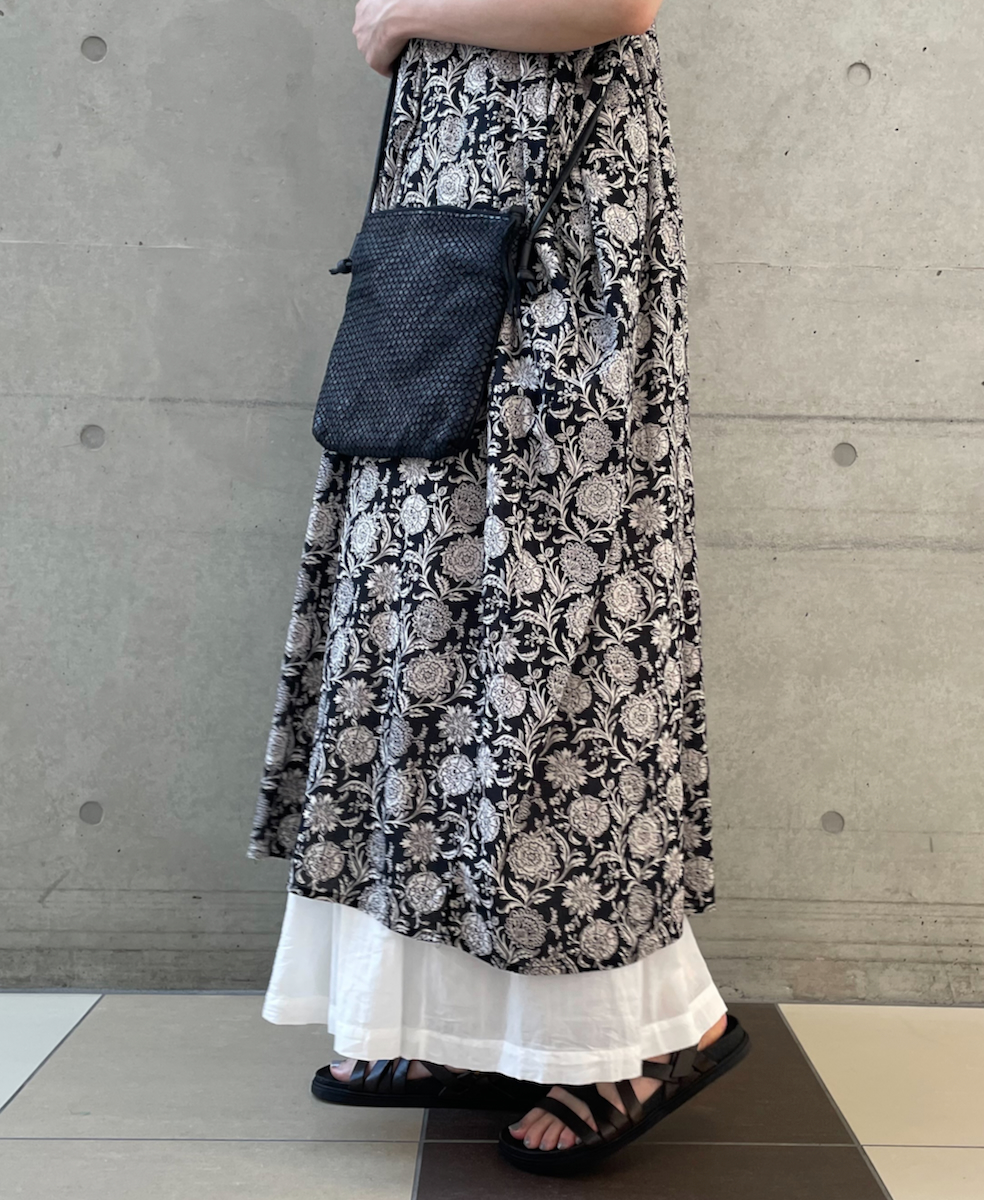 ●NSL25053(キュロット) VOILE TULLE LACE COTTON VOILE CULOTTES