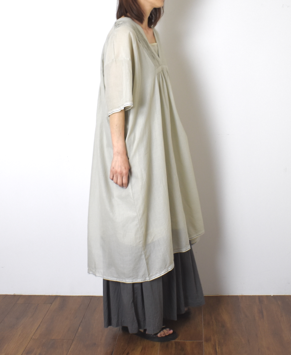●NSL25053(キュロット) VOILE TULLE LACE COTTON VOILE CULOTTES
