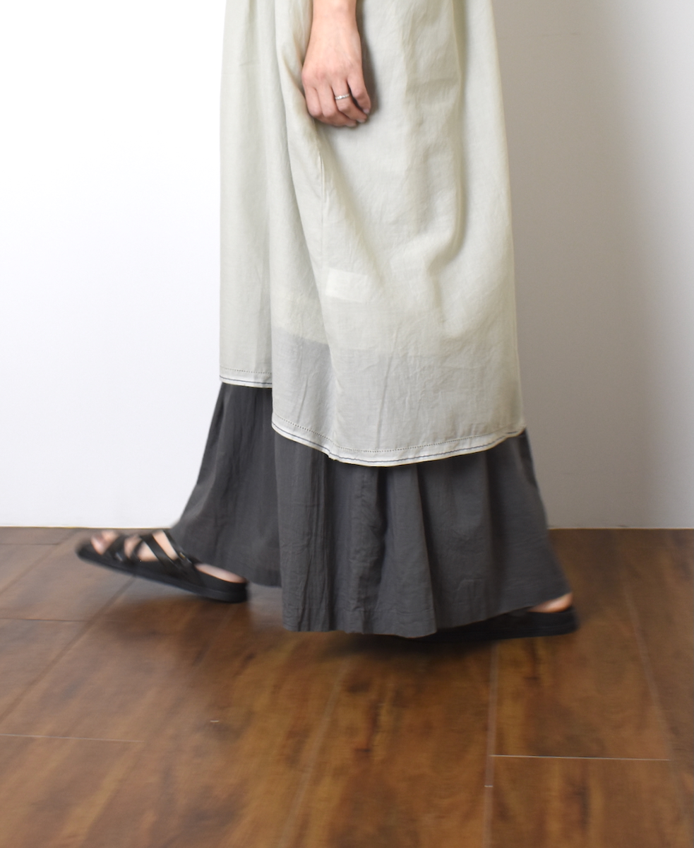 ●NSL25053(キュロット) VOILE TULLE LACE COTTON VOILE CULOTTES
