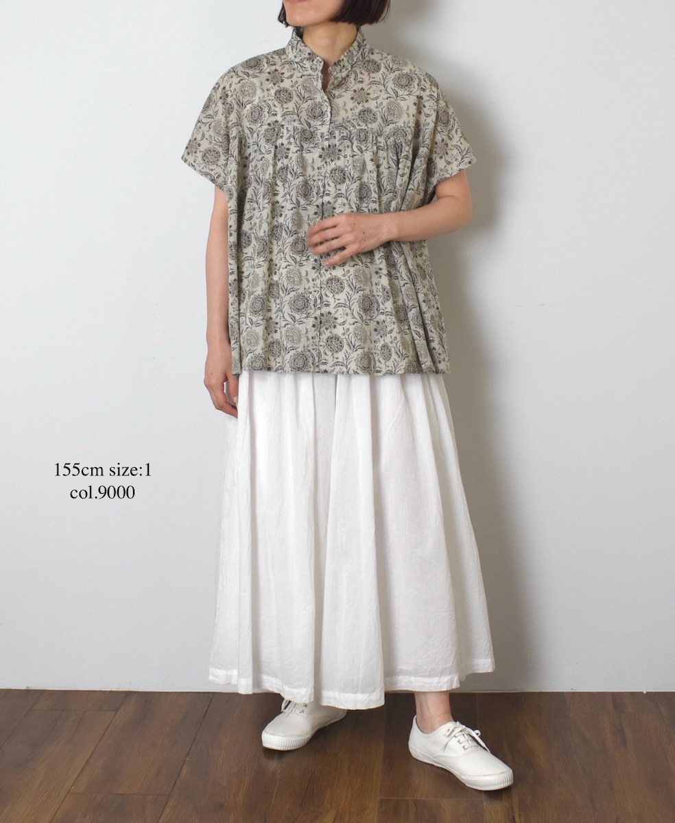 ●NSL25053(キュロット) VOILE TULLE LACE COTTON VOILE CULOTTES