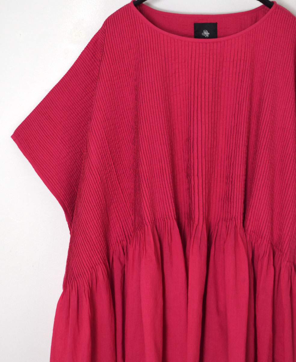 ●NMDS25311(シャツ) 80s ORGANIC COTTON VOILE PLAIN MINI PINTUCK PULLOVER