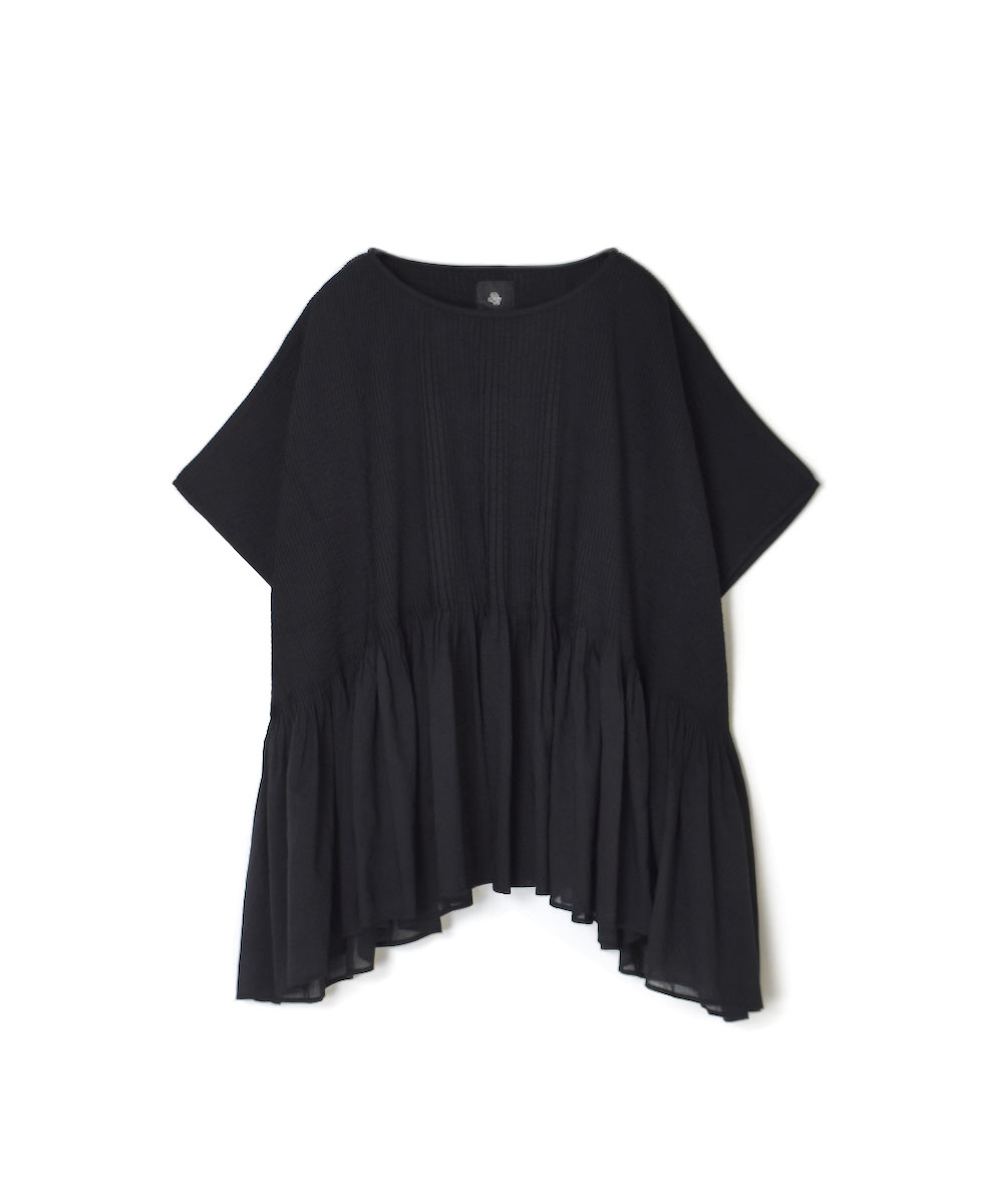 ●NMDS25311(シャツ) 80s ORGANIC COTTON VOILE PLAIN MINI PINTUCK PULLOVER