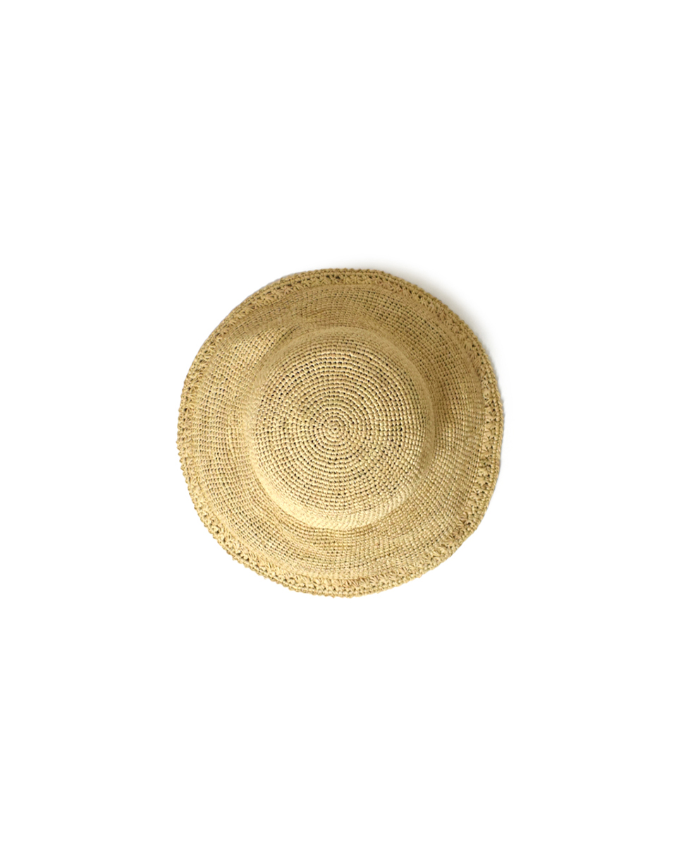 ●ANMDS2312 (帽子) RAFFIA HAT BRIM 12cm