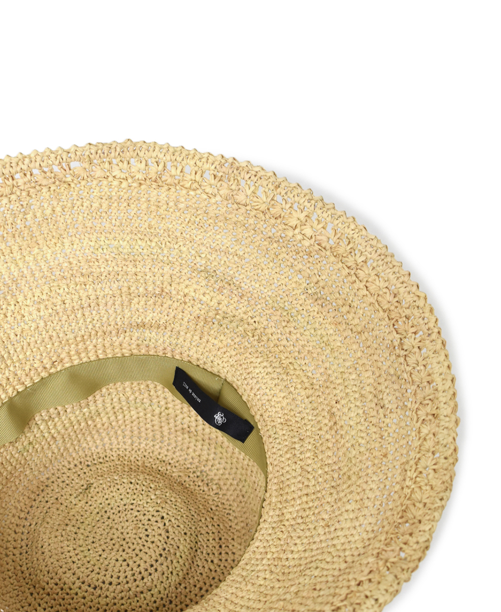 ●ANMDS2312 (帽子) RAFFIA HAT BRIM 12cm
