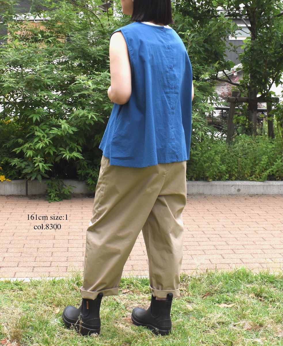 ●GNMDS2501CW(パンツ) COTTON DYED WEATHER 2TUCK TAPERED EASY PANTS