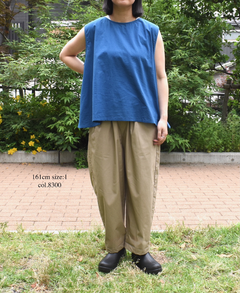 ●GNMDS2501CW(パンツ) COTTON DYED WEATHER 2TUCK TAPERED EASY PANTS