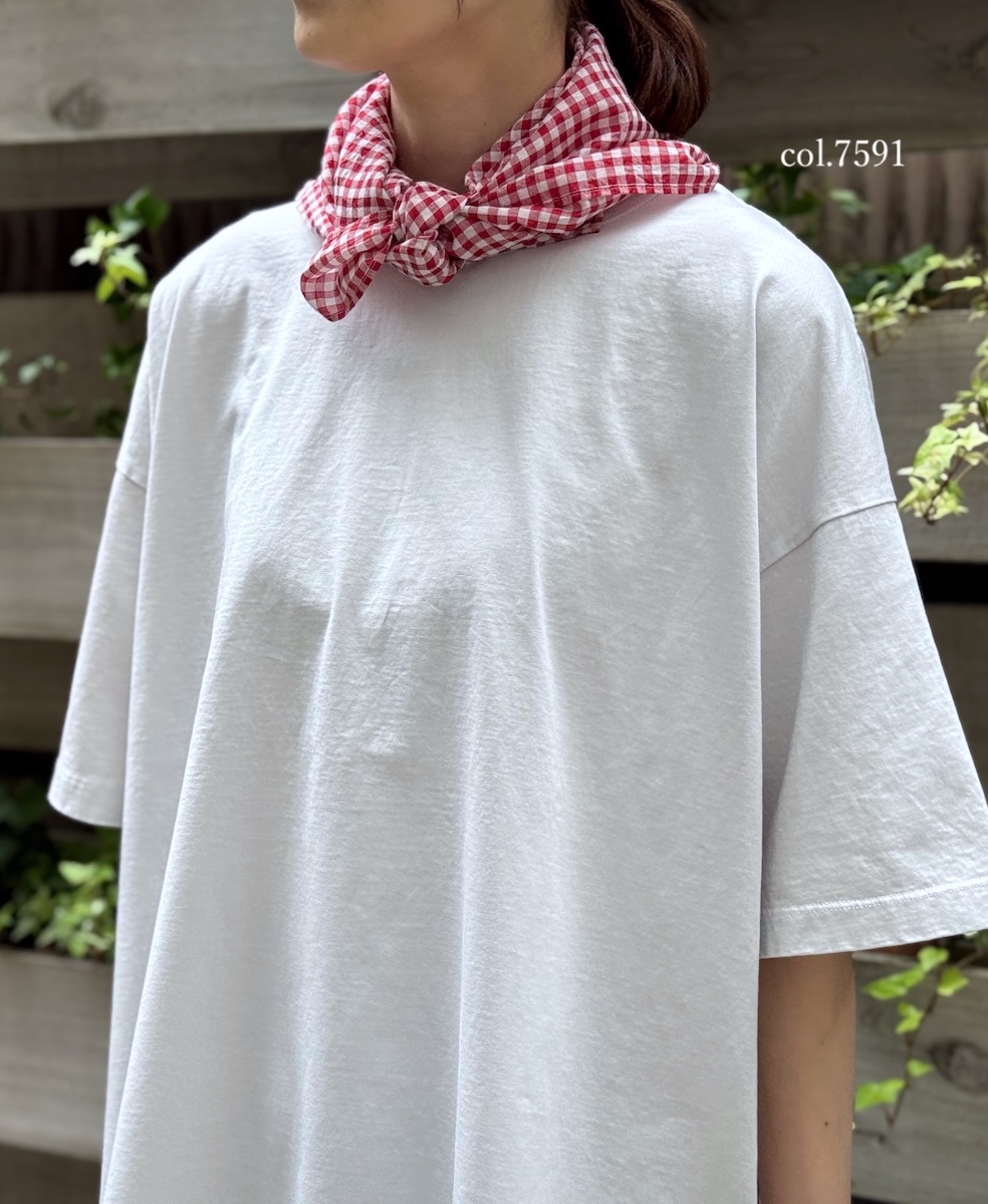 ●INMDS25026(ストール) HANDWOVEN COTTON/SILK GINGHAM CHECK SQUARE STOLE