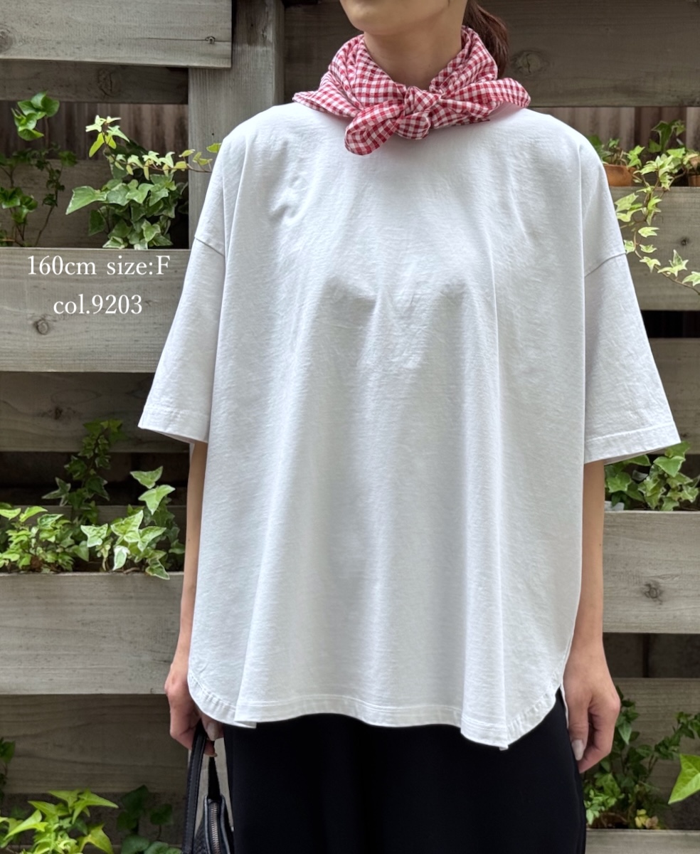 ●RNMDS2501(Tシャツ) COTTON JERSEY CREW-NECK T-SHIRT