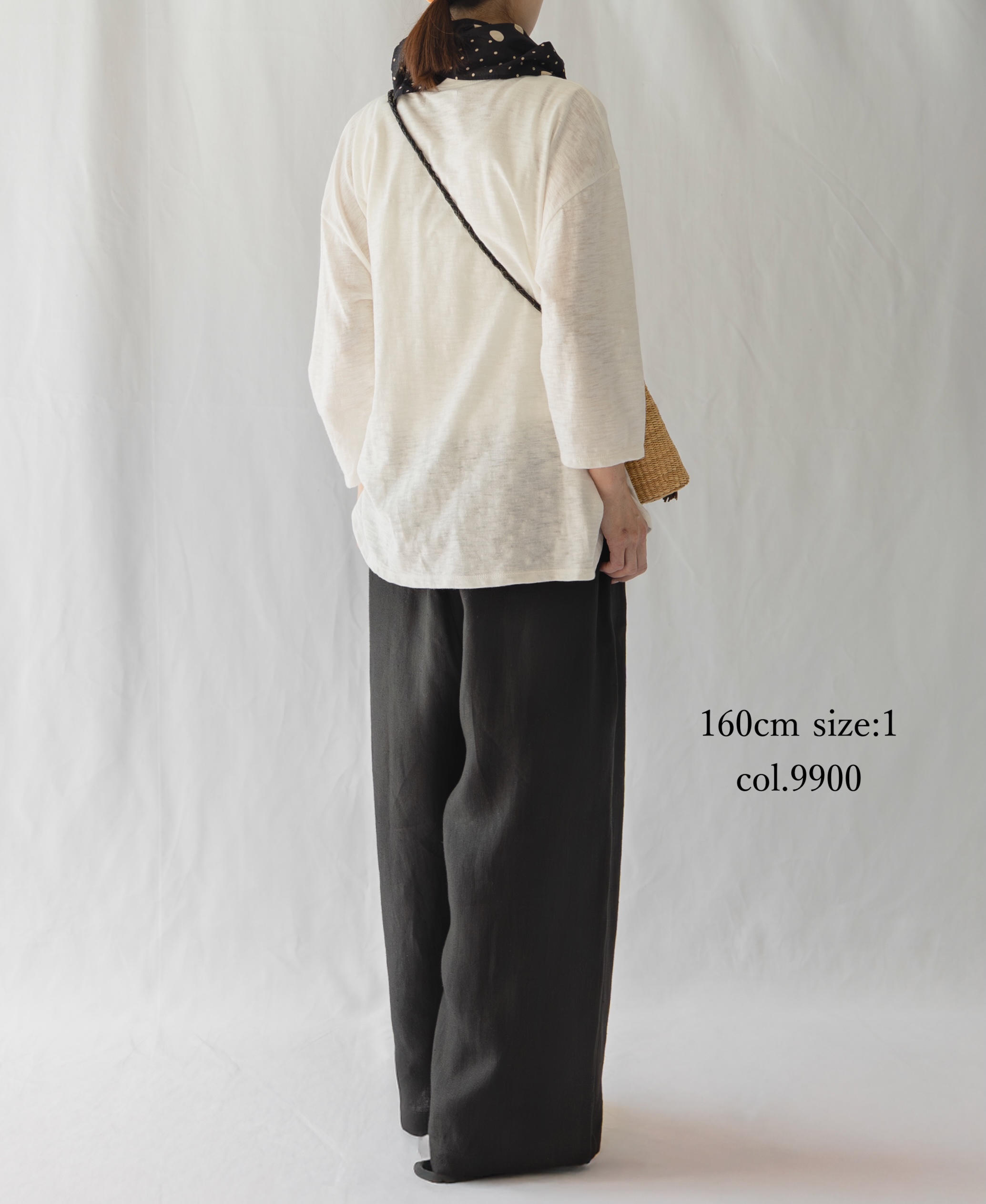 ●GNMDS2502NLT(パンツ) LINEN TWILL 2TUCK WIDE EASY PANTS