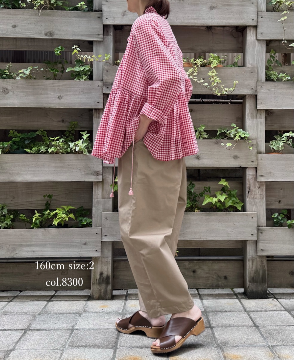 ●GNMDS2501CW(パンツ) COTTON DYED WEATHER 2TUCK TAPERED EASY PANTS