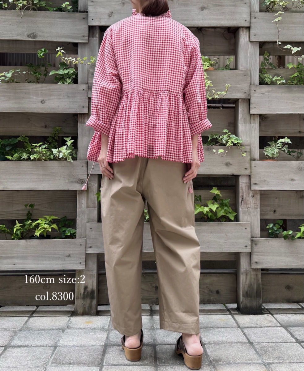●GNMDS2501CW(パンツ) COTTON DYED WEATHER 2TUCK TAPERED EASY PANTS