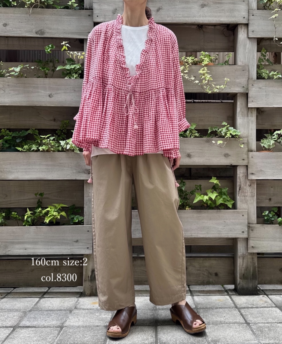 ●GNMDS2501CW(パンツ) COTTON DYED WEATHER 2TUCK TAPERED EASY PANTS