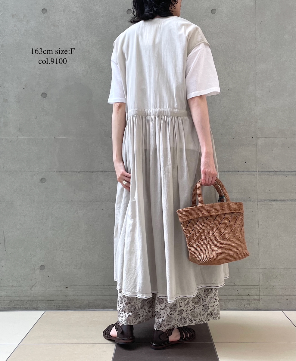 ●GNSL25052(Tシャツ) GEORETTE JERSEY CREW-NECK T-SHIRT