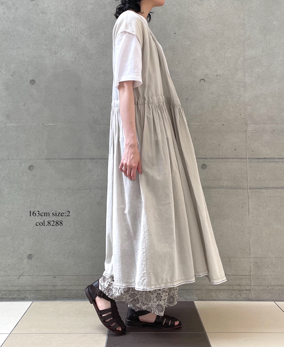 ●NSL25086(パンツ) 80s VOILE TWO TONE FLOWER PRINT WIDE EASY PANTS