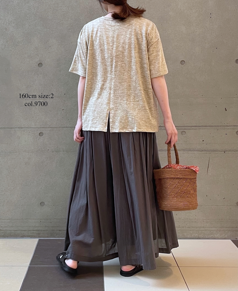 ●NSL25053(キュロット) VOILE TULLE LACE COTTON VOILE CULOTTES