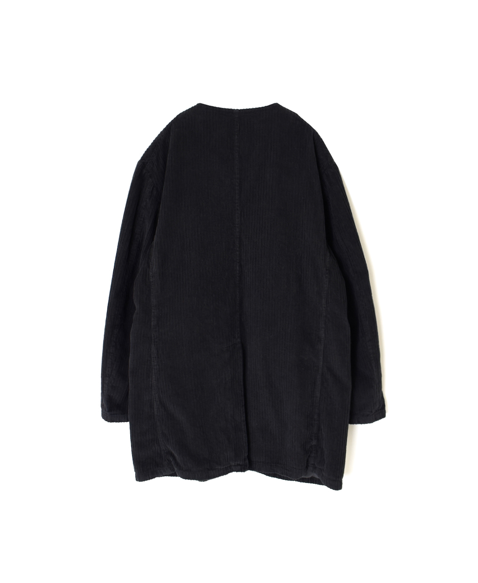 NVL2563D(コート)WIDE&NARROW WALE CORDUROY(OVERDYE) 60'S ORGANIC CAMBRIC CENTER VENT NO COLLAR COAT