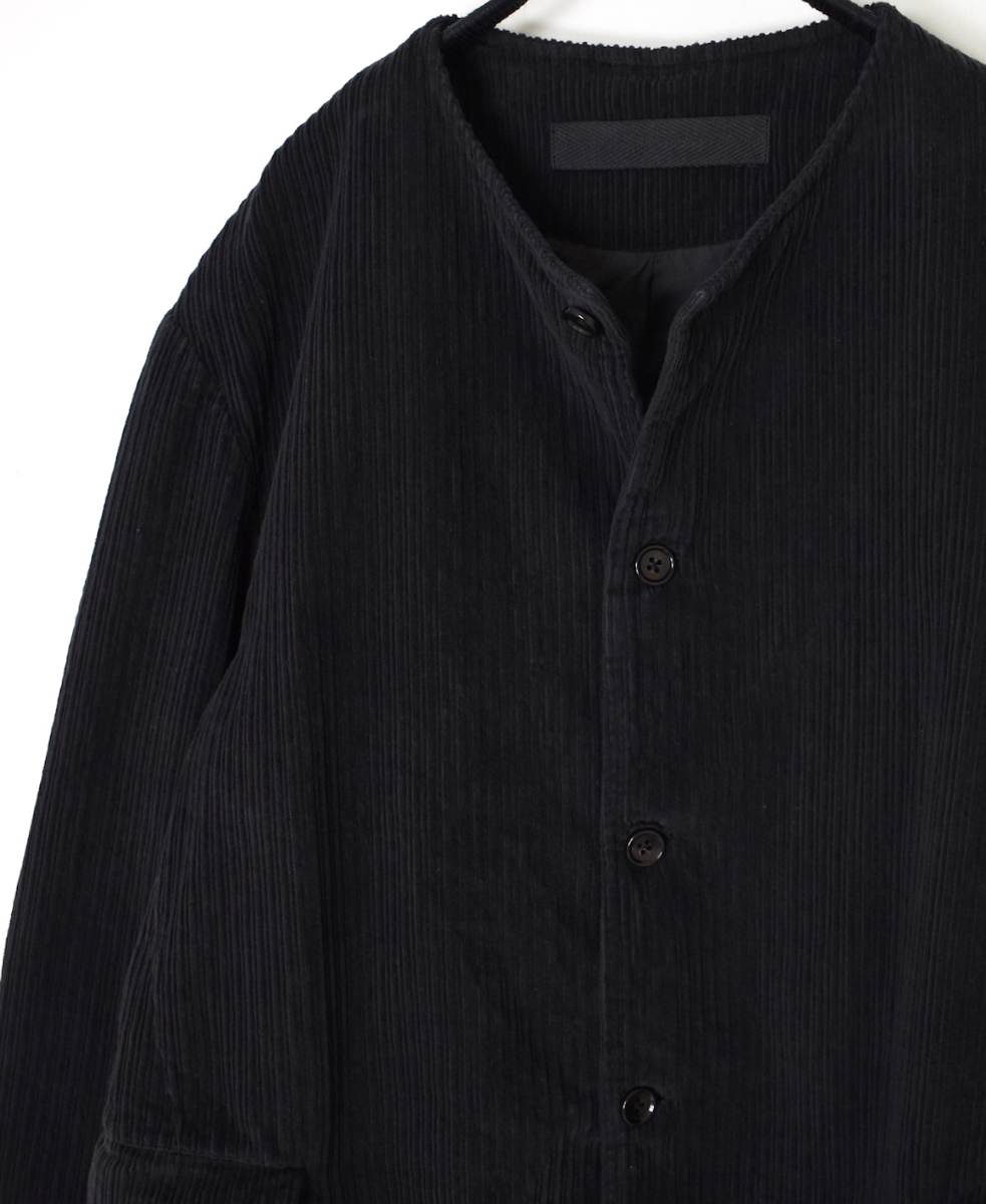 NVL2563D(コート)WIDE&NARROW WALE CORDUROY(OVERDYE) 60'S ORGANIC CAMBRIC CENTER VENT NO COLLAR COAT
