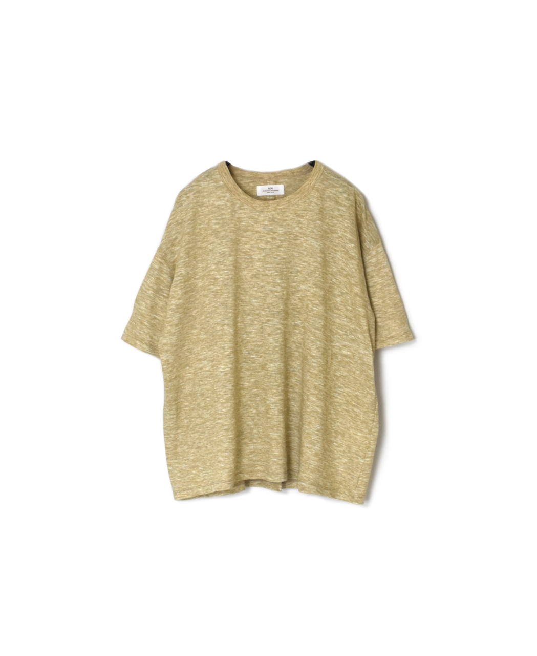 ●GNSL24041 (Tシャツ) SLUB VINTAGE CREW-NECK BACKSIDE SLIT T-SHIRT