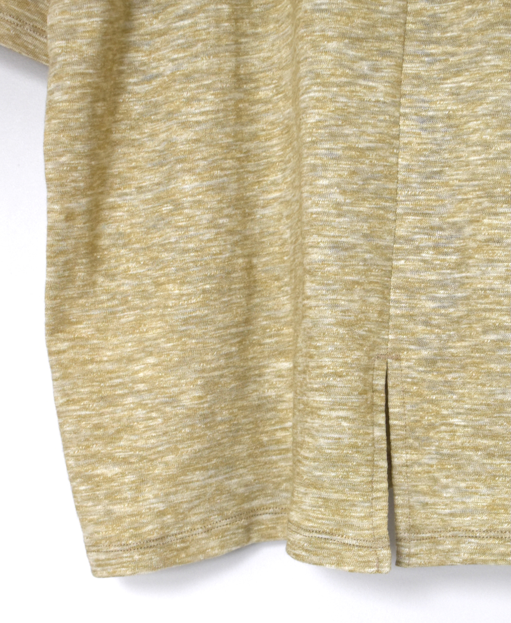 ●GNSL24041 (Tシャツ) SLUB VINTAGE CREW-NECK BACKSIDE SLIT T-SHIRT
