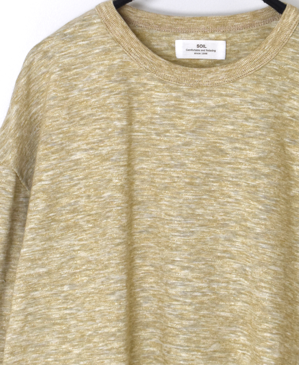 ●GNSL25041(Tシャツ) SLUB VINTAGE CREW-NECK 3/4SL LONG SHIRT