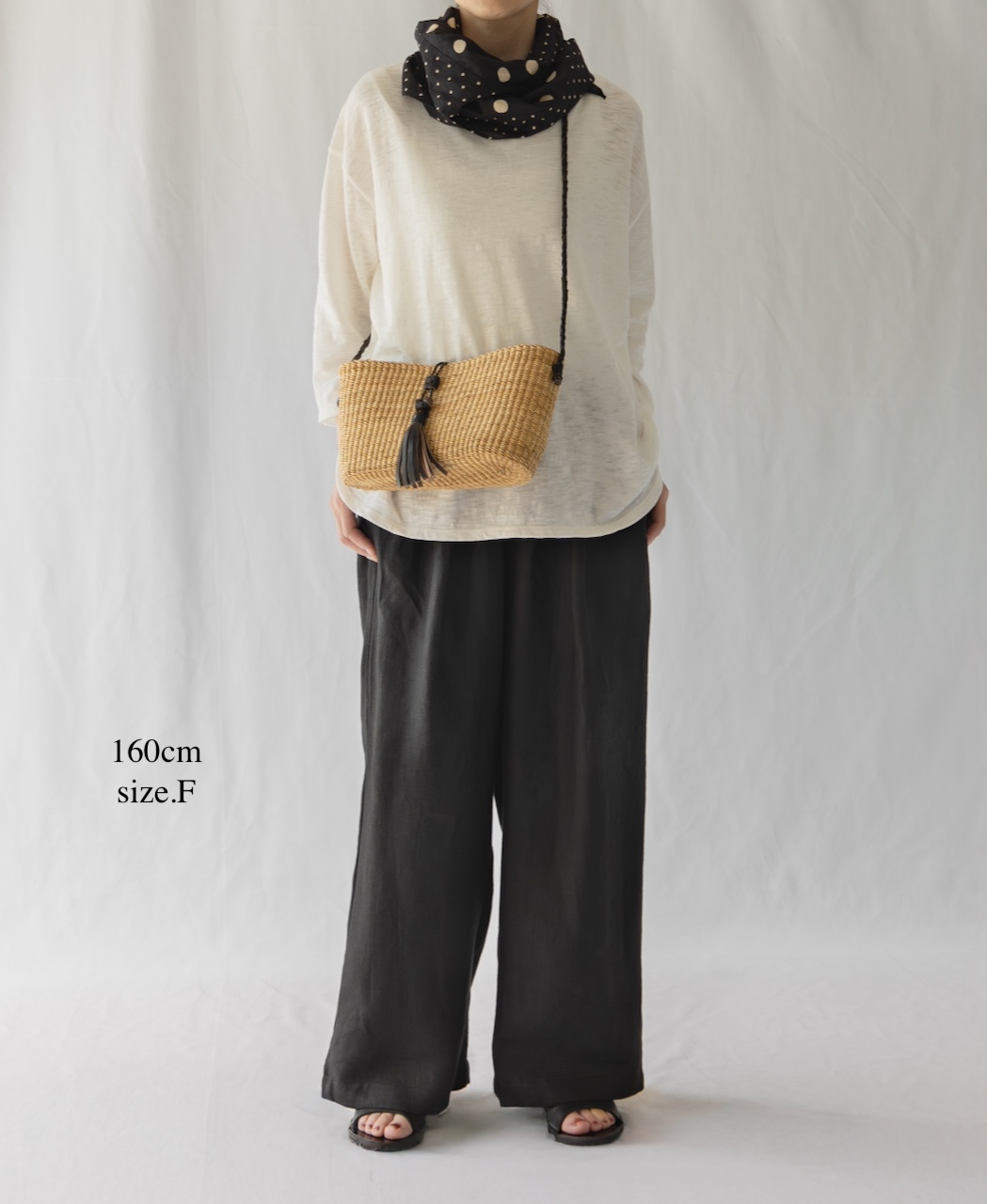 ●GNSL25041(Tシャツ) SLUB VINTAGE CREW-NECK 3/4SL LONG SHIRT