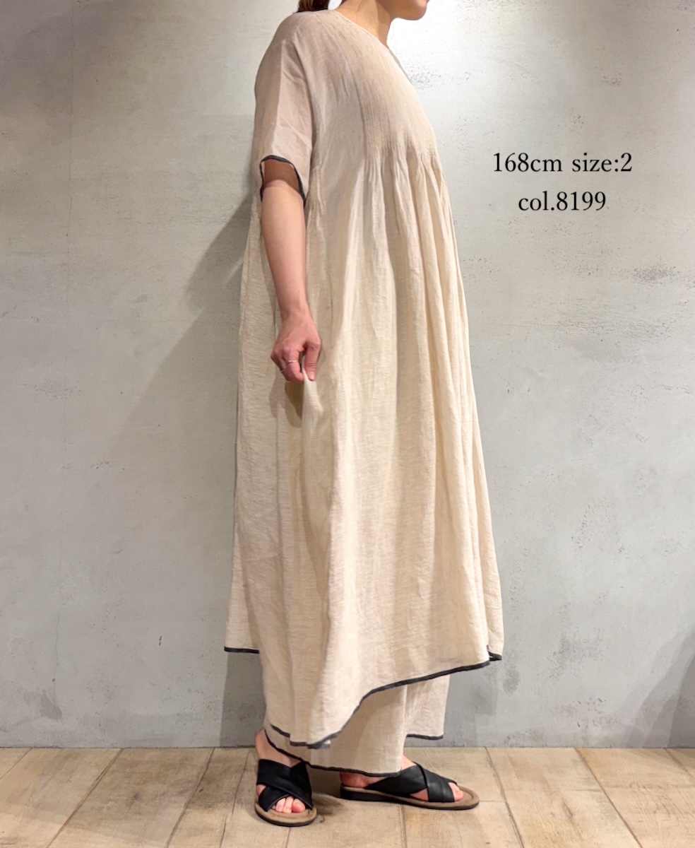 ●INMDS25133(パンツ) HANDWOVEN LINEN PLAIN WITH SELVAGE EASY PANTS