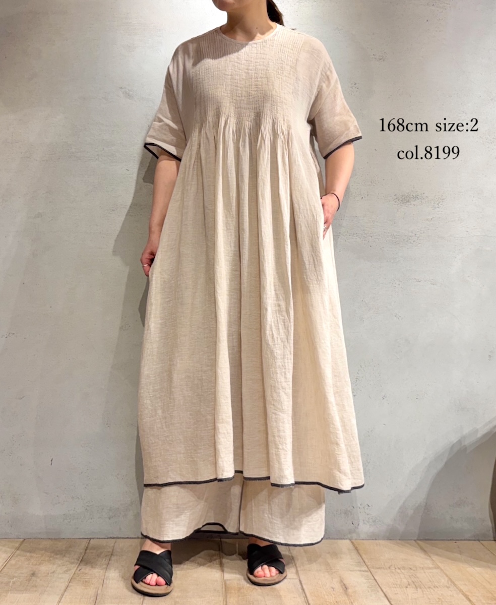 ●INMDS25133(パンツ) HANDWOVEN LINEN PLAIN WITH SELVAGE EASY PANTS