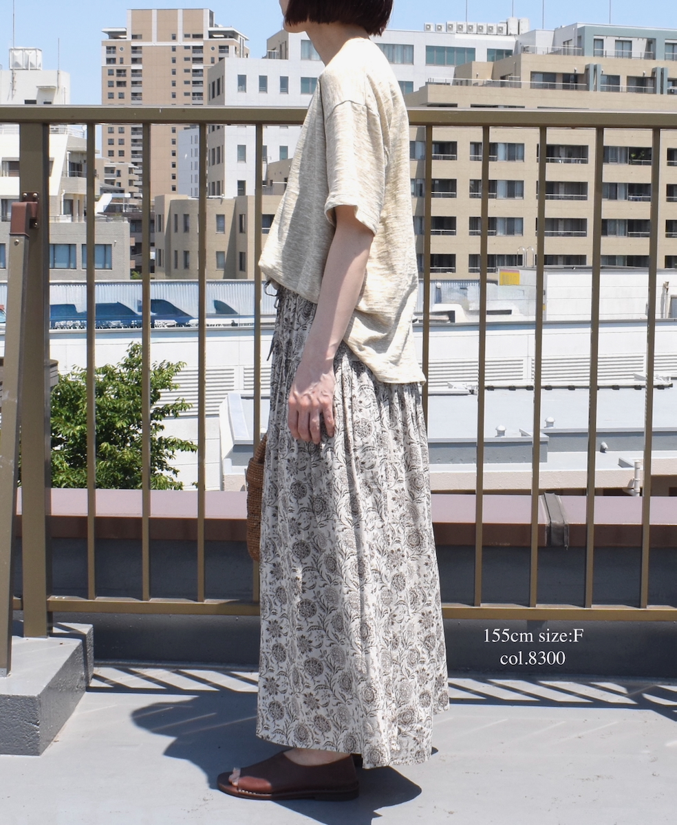 ●GNSL24041 (Tシャツ) SLUB VINTAGE CREW-NECK BACKSIDE SLIT T-SHIRT
