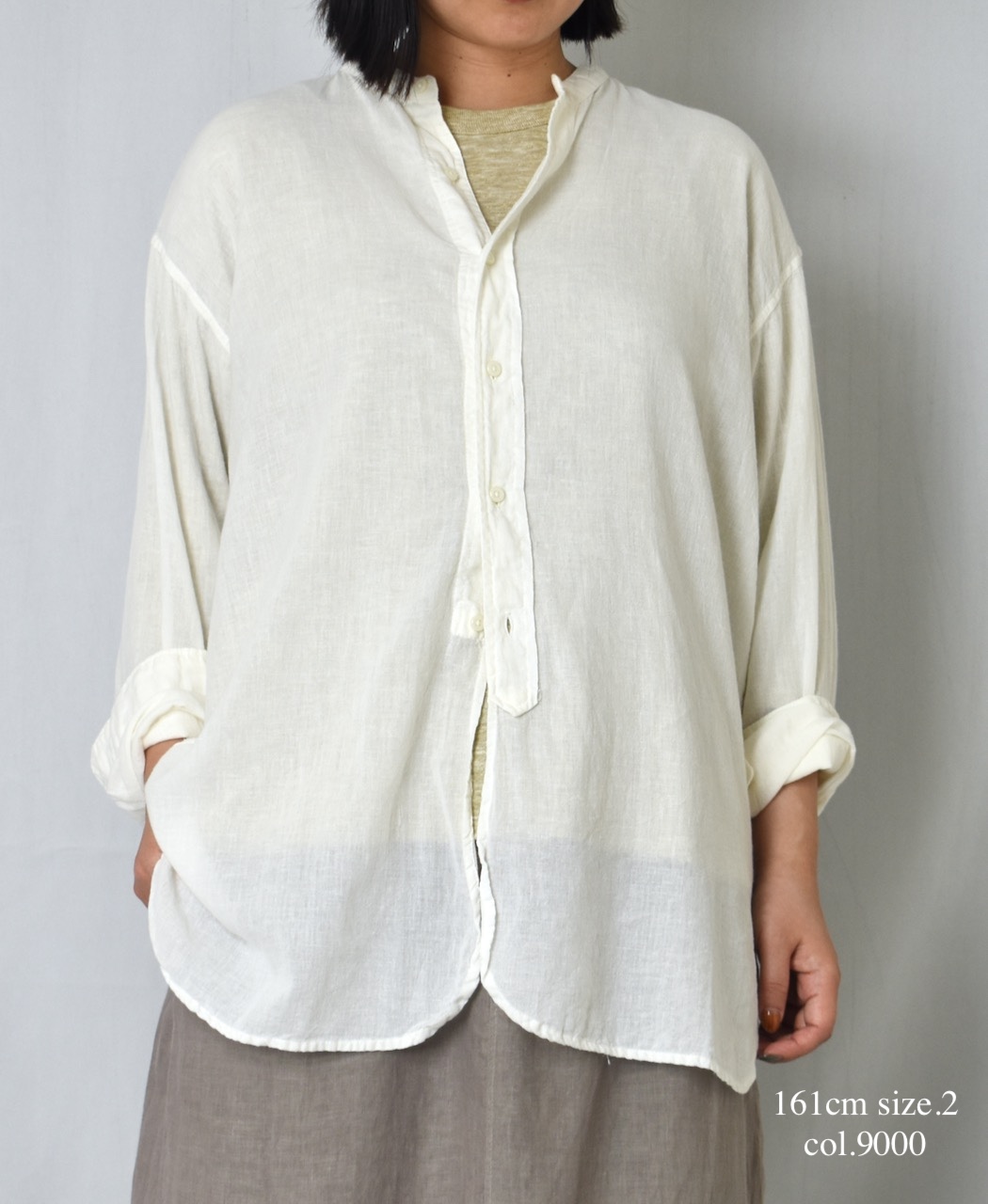 INAM2501G3D(シャツ) 30s GAUZE OVERDYE UTILITY SHIRT